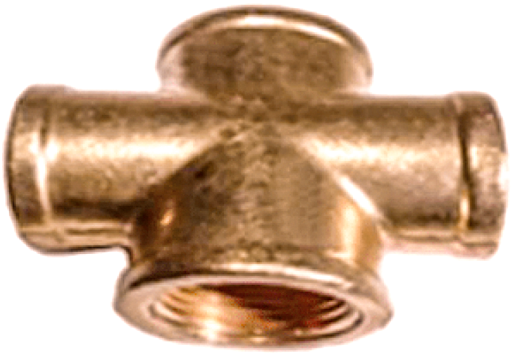 Female Pipe Cross Forged