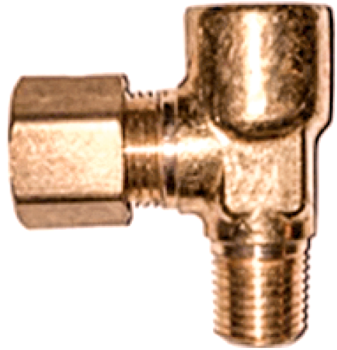 Compression X Male Pipe X Female Pipe Tee