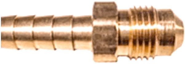 Hose Barb X Male Flare Adapter